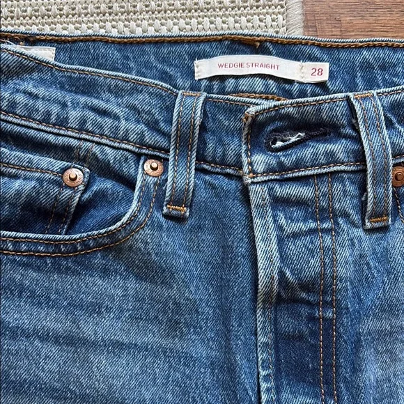 Wedgie straight Levi’s size 28 - Picture 6 of 10